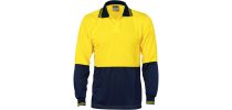Hivis Two Tone Food Industry Polo - Long Sleeve