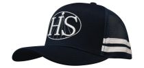 Amercian Premium Twill with Mesh Deep Fit Trucker with Stripes