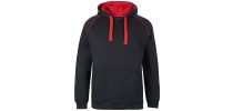Contrast Fleecy Hoodie