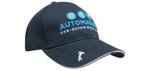 Chino Twill Golf Cap with Peak Embroidery