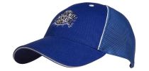 Brushed Chino Twill Cap with High Tech Mesh