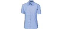 Ladies Regular Collar, Side Splits, Single Pocket - Short Sleeve