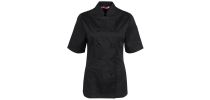 JB's LADIES SHORT SLEEVE CHEF'S JACKET