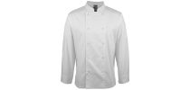 Long Sleeve Snap Button Chefs Jacket