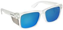 Safety Glasses Frontside Polarised Blue Revo Lens