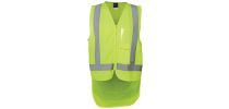 Hi Vis ZIP DROP TAIL H PATTERN (D+N) VEST