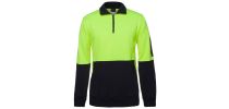 Hi Vis 330G 1/2 ZIP FLEECE