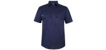 JBs Short Sleeve Stretch Close Front Work Shirt