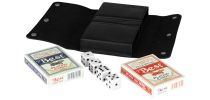 Travel Card Set w/ leather cover
