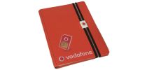 A5 Bonded leather replaceable book with elastic and clip