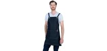 Aussie Chef Mia Denim Crossback Bib Apron