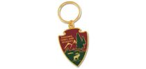 Stamped Keyrings with Enamel Infill