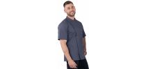 Aussie Chef Alex Press Stud Jacket Grey
