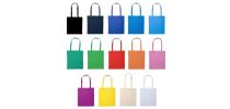 Calico Bag Long Handle - Natural