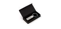 Slim Chrome Keyring