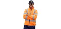 X Taped Hi Vis Soft Shell Jacket