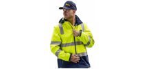 Taped Two Tone Hi Vis 3 in 1 Soft Shell Jacket