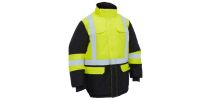 H Taped Hi Vis Freezer Hooded Jacket