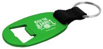 Oval Bottle Opener Key Ring