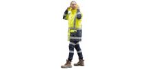 Womens Taped Hi Vis 5 in 1 Rain Jacket