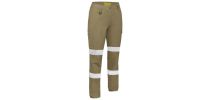 Womens Taped Stretch Cotton Drill Cargo Pants