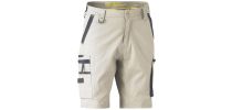 Flx & Move Stretch Utility Zip Cargo Short - Stone