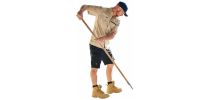 FLX & Move Stretch Denim Zip Cargo Shorts