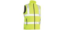 Taped Hi Vis Puffer Vest - Yellow