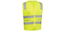 Taped Hi Vis Safety Zip Vest