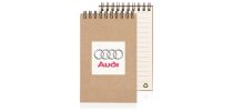 Ecologic Notepad Recycled Paper Spiral Bound - Natural