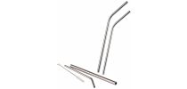 4 Piece Stainless Steel Straw Set