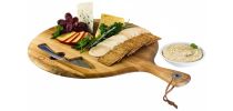 Brie Cheese Board And Knife Set