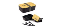 Bamboo Fibre Lunch Box & Cutlery Set
