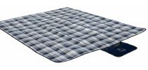 Picnic Tartan Blanket - Black/Grey