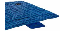Picnic Tartan Blanket - Navy/Green