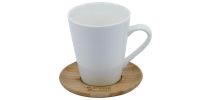 Carmel Vee Mug & Saucer