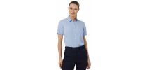 Ladies Short Sleeve Action Back Shirt