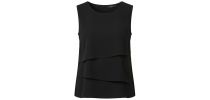 Ladies Sleeveless Layered Top