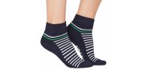 Bamboo Sports Sock Ankle Length Stripe