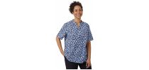 Petal Print Short Sleeve Tunic