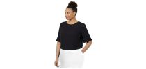 Womens Georgie Fluted Sleeve Top