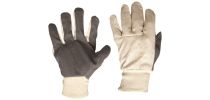 Cotton Drill Glove Vinyl Palm