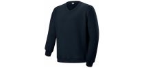 Unisex Adults V Neck Fleece Jumper