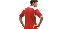 Unisex Adults Honey Comb Contrast Panel Polo