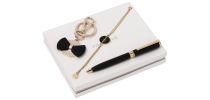 Set Beaubourg Black (ballpoint Pen, Key Ring & Bracelet)