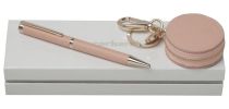 Set Bagatelle Rose (ballpoint Pen & Key Ring)
