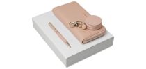 Set Bagatelle Rose (ballpoint Pen, Key Ring & Lady Purse)