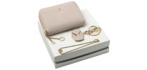Set Cacharel Light Pink (key Ring, Mini Wallet & Bracelet)
