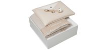 Set Bird Beige (key Ring, Scarve & Lady Bag)