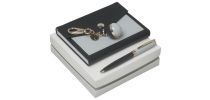 Set Bird Blue (ballpoint Pen, Note Pad A6 & Key Ring)